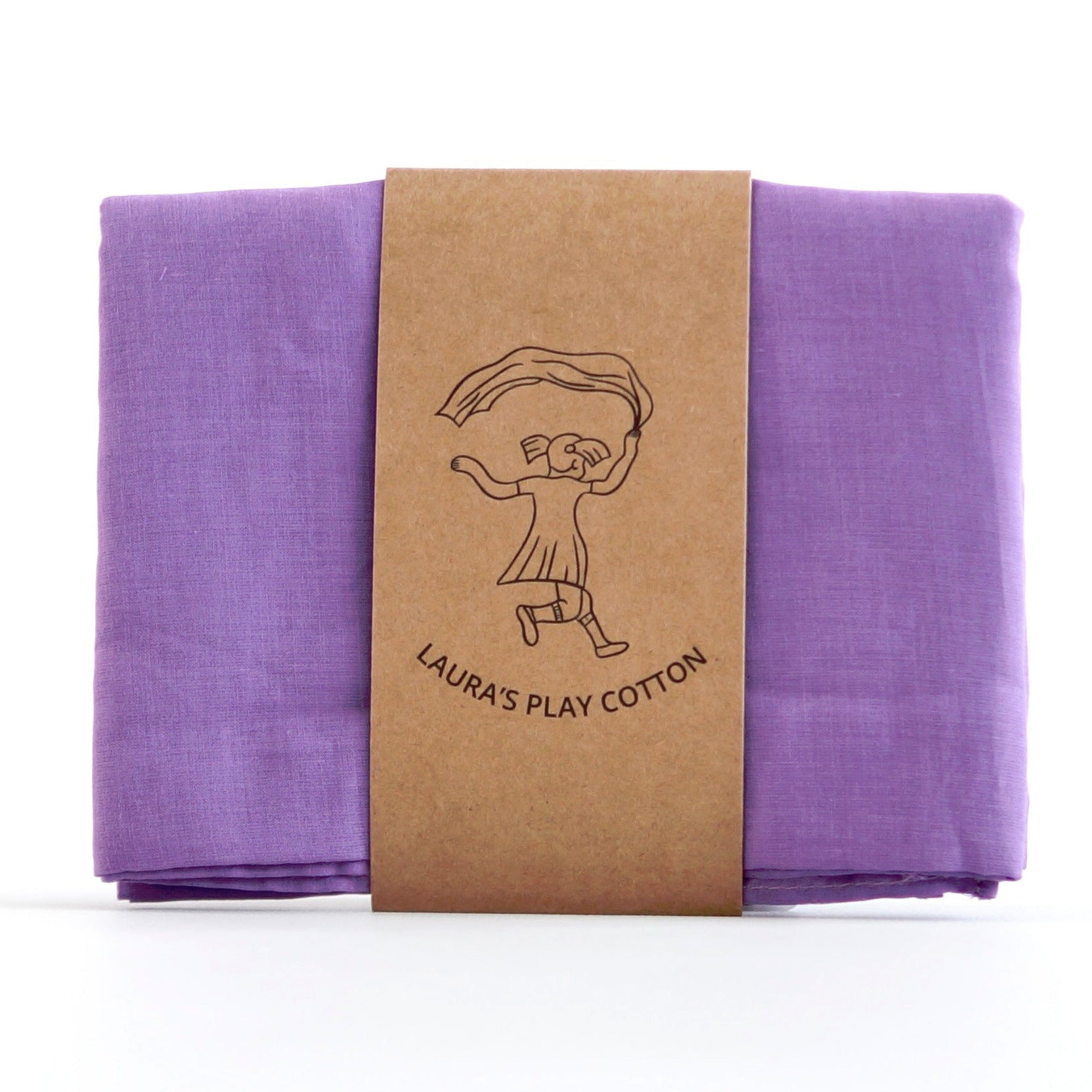 Laura's Play Cotton - Violet - 35 x 35 inches - Organic Cotton | | Laura's Play Cotton | Little Acorn to Mighty Oaks