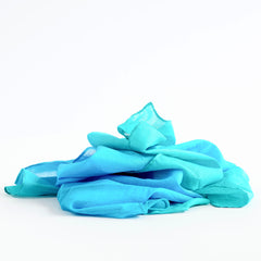 Laura's Play Cotton - Water Gradient - 35 x 35 inches - Organic Cotton