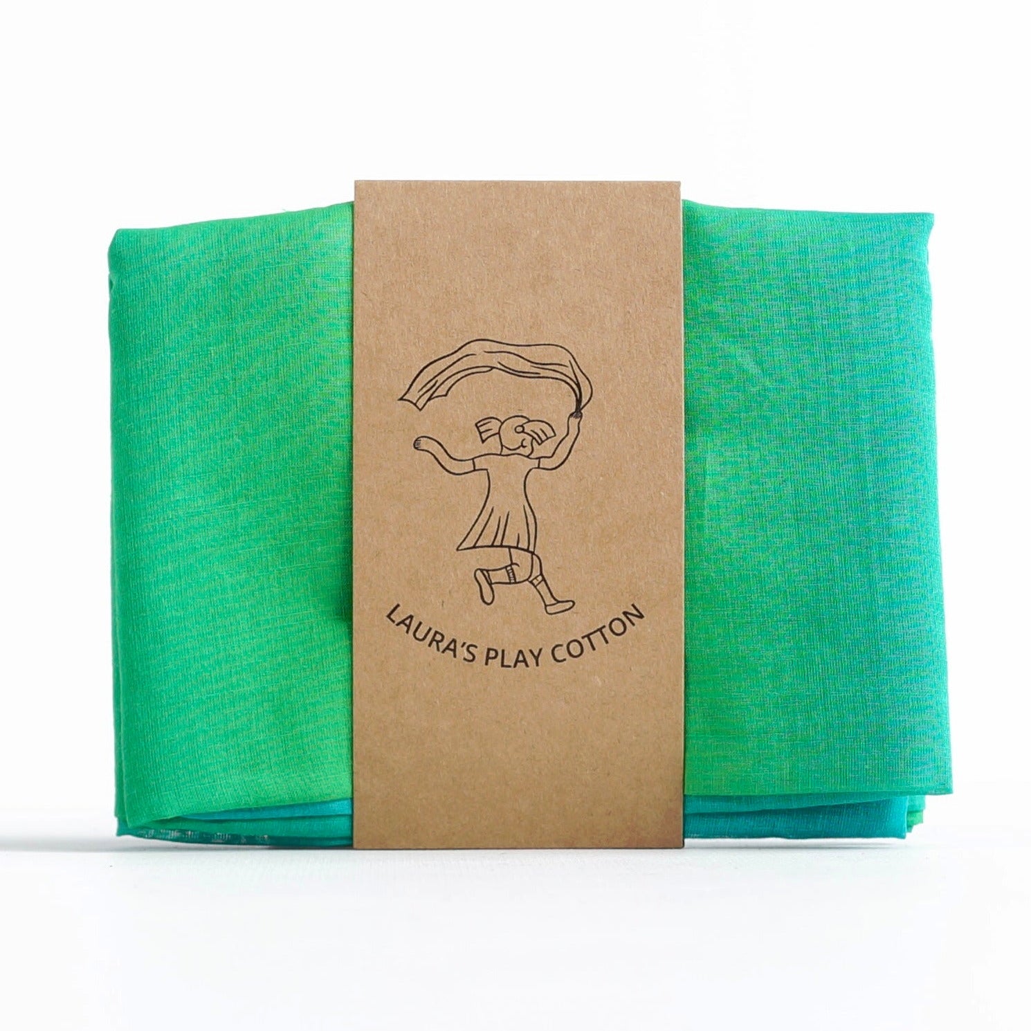 Laura's Play Cotton - Woods Gradient - 35 x 35 inches - Organic Cotton | | Laura's Play Cotton | Little Acorn to Mighty Oaks