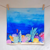 Wonderie - Amongst Corals Organic Cotton Play Cloth - 1m x 1m | | Wonderie Organic Play Cloths | Little Acorn to Mighty Oaks