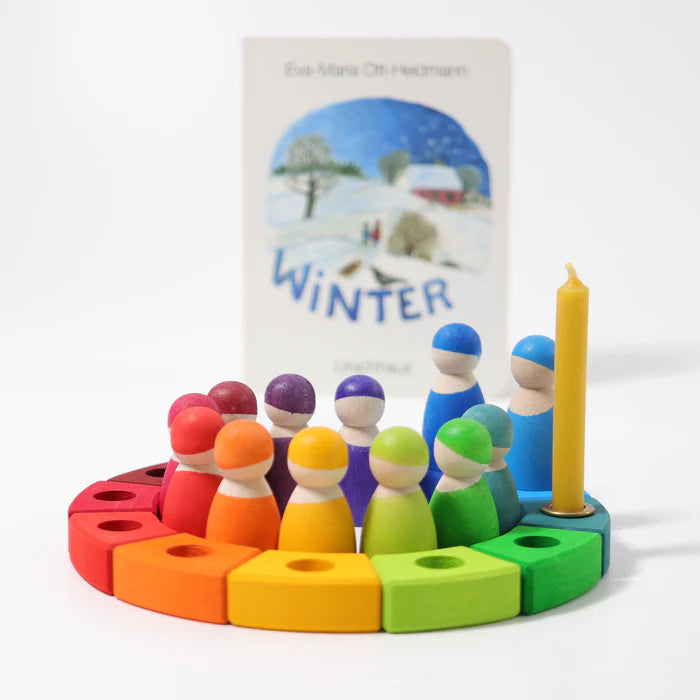 Grimm's Celebration Ring - Rainbow Celebration Ring | | Grimm's Spiel and Holz | Little Acorn to Mighty Oaks