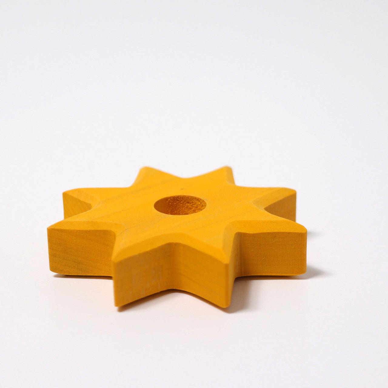 Grimm's Yellow Star Candle Holder | | Grimm's Spiel and Holz | Little Acorn to Mighty Oaks