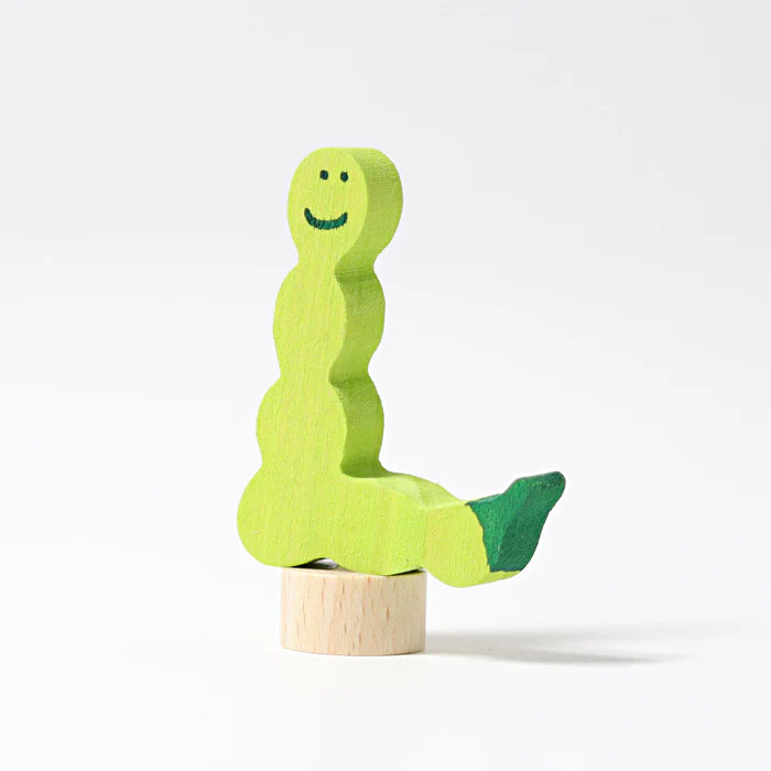 Grimm's Celebration Ring Figure - Worm | | Grimm's Spiel and Holz | Little Acorn to Mighty Oaks