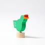 Grimm's Celebration Ring Figure - Green Bird Singing | | Grimm's Spiel and Holz | Little Acorn to Mighty Oaks