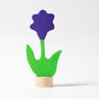 Grimm's Celebration Ring Figure - Purple Flower | | Grimm's Spiel and Holz | Little Acorn to Mighty Oaks