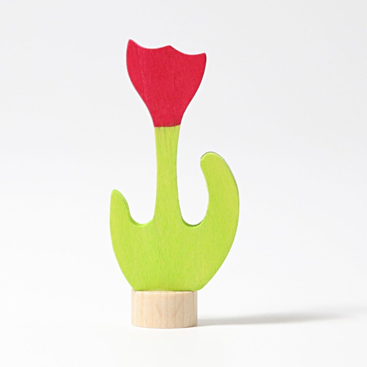 Grimm's Celebration Ring Figure - Red Tulip | | Grimm's Spiel and Holz | Little Acorn to Mighty Oaks