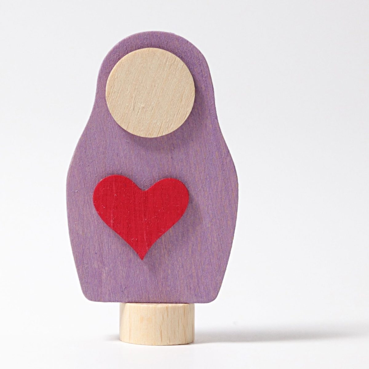 Grimm's Celebration Ring Figure - Heart-Matryoshka | | Grimm's Spiel and Holz | Little Acorn to Mighty Oaks