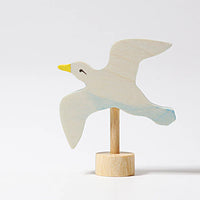Grimm's Celebration Ring Figure - Deluxe Figure Seagull | | Grimm's Spiel and Holz | Little Acorn to Mighty Oaks