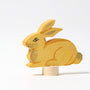 Grimm's Celebration Ring Deluxe Figure - Sitting Rabbit | | Grimm's Spiel and Holz | Little Acorn to Mighty Oaks