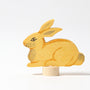 Grimm's Celebration Ring Deluxe Figure - Sitting Rabbit | | Grimm's Spiel and Holz | Little Acorn to Mighty Oaks