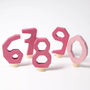Grimm's Pink Decorative Numbers 6-9 & 0 | | Grimm's Spiel and Holz | Little Acorn to Mighty Oaks