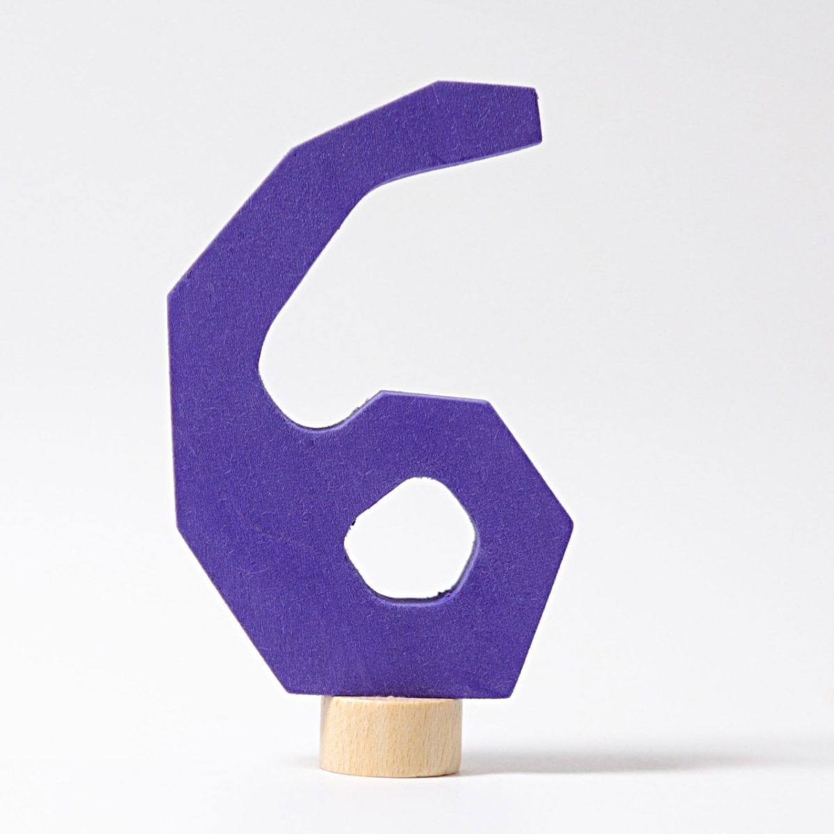 Grimm's Celebration Ring Figure - Number 6 | | Grimm's Spiel and Holz | Little Acorn to Mighty Oaks