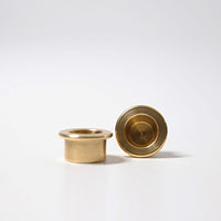Grimm's Brass Candle Holder (Single) | | Grimm's Spiel and Holz | Little Acorn to Mighty Oaks
