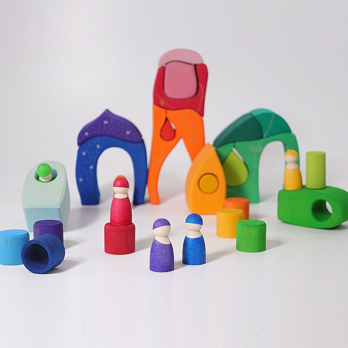 Grimm's Fairy Tale Village | Wooden Fairy Tale Building Blocks UK