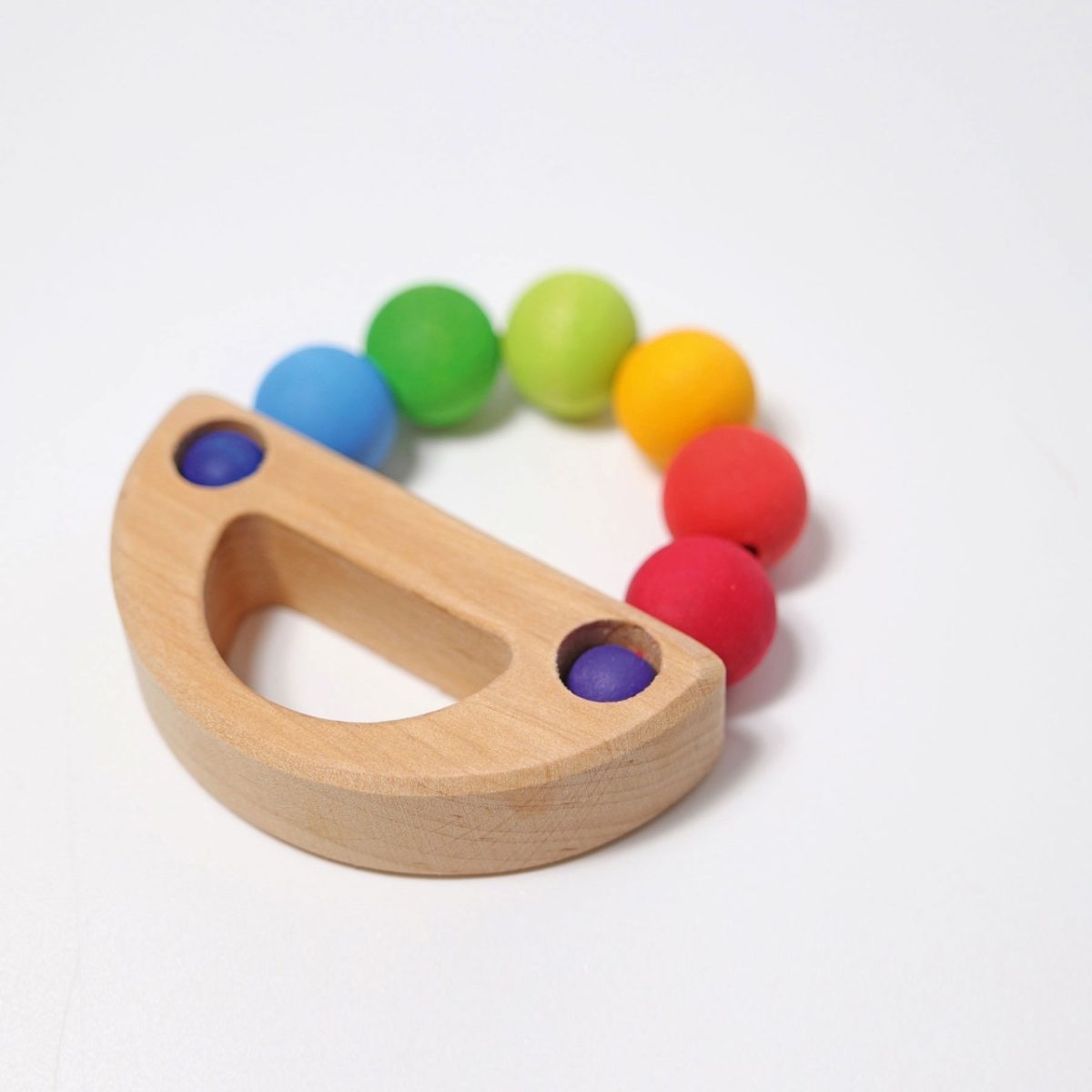 Grimm's Grasping Toy - Rainbow Boat | | Grimm's Spiel and Holz | Little Acorn to Mighty Oaks