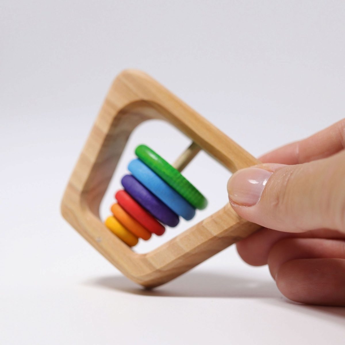 Grimm's Pyramid Rattle | | Grimm's Spiel and Holz | Little Acorn to Mighty Oaks