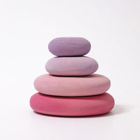 Grimm's Wooden Pebbles - Flamingo | | Grimm's Spiel and Holz | Little Acorn to Mighty Oaks