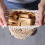Grimm’s Natural Geo-Blocks – 60-Piece Wooden Building Set