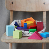 Grimm's 30 Coloured Geo Blocks | | Grimm's Spiel and Holz | Little Acorn to Mighty Oaks