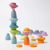 Grimm's Pastel Building Rings | | Grimm's Spiel and Holz | Little Acorn to Mighty Oaks