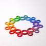 Grimm's Rainbow Building Rings | | Grimm's Spiel and Holz | Little Acorn to Mighty Oaks