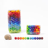 Grimm's 12mm Wooden Rainbow Beads - 120 pack | | Grimm's Spiel and Holz | Little Acorn to Mighty Oaks