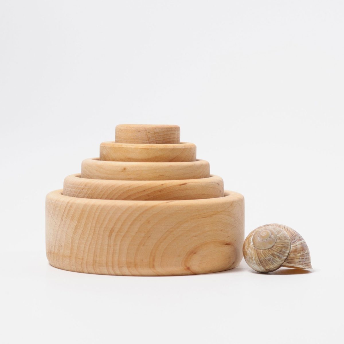 Grimm's Nesting Bowls - Natural | | Grimm's Spiel and Holz | Little Acorn to Mighty Oaks