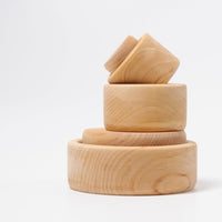 Grimm's Nesting Bowls - Natural | | Grimm's Spiel and Holz | Little Acorn to Mighty Oaks