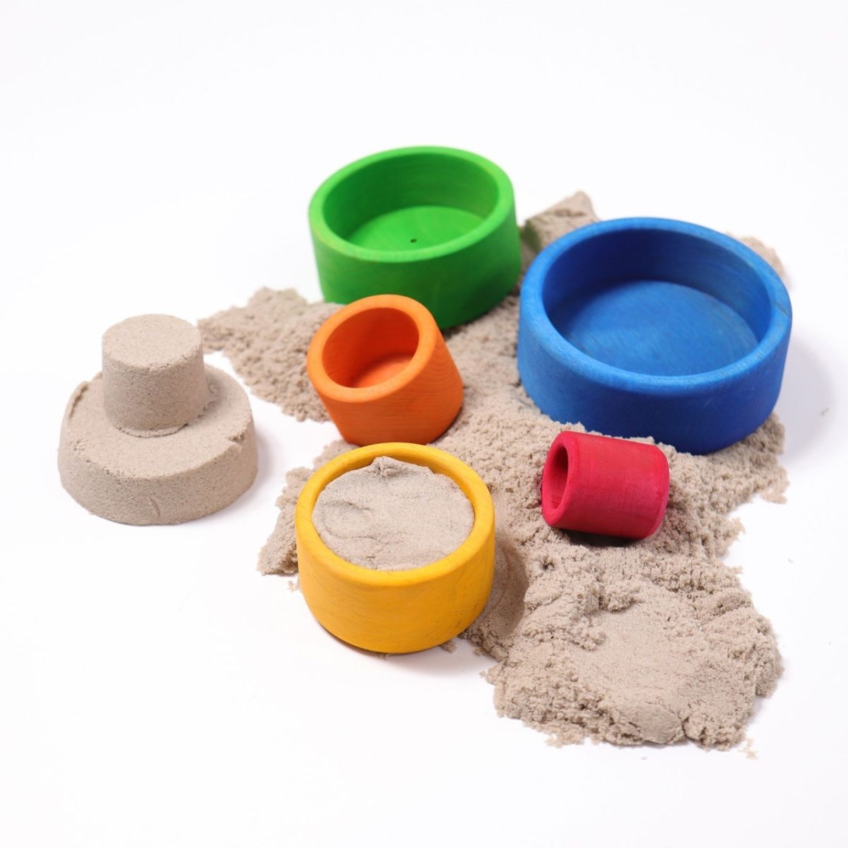 Grimm's Rainbow Nesting Bowls - Rainbow Blue | | Grimm's Spiel and Holz | Little Acorn to Mighty Oaks