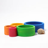 Grimm's Rainbow Nesting Bowls - Rainbow Blue | | Grimm's Spiel and Holz | Little Acorn to Mighty Oaks