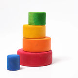 Grimm's Rainbow Nesting Bowls - Rainbow Red | | Grimm's Spiel and Holz | Little Acorn to Mighty Oaks