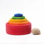 Grimm's Rainbow Nesting Bowls - Rainbow Red | | Grimm's Spiel and Holz | Little Acorn to Mighty Oaks