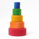 Grimm's Rainbow Nesting Bowls - Rainbow Red | | Grimm's Spiel and Holz | Little Acorn to Mighty Oaks