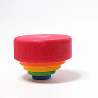 Grimm's Rainbow Nesting Bowls - Rainbow Red | | Grimm's Spiel and Holz | Little Acorn to Mighty Oaks