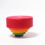 Grimm's Rainbow Nesting Bowls - Rainbow Red | | Grimm's Spiel and Holz | Little Acorn to Mighty Oaks