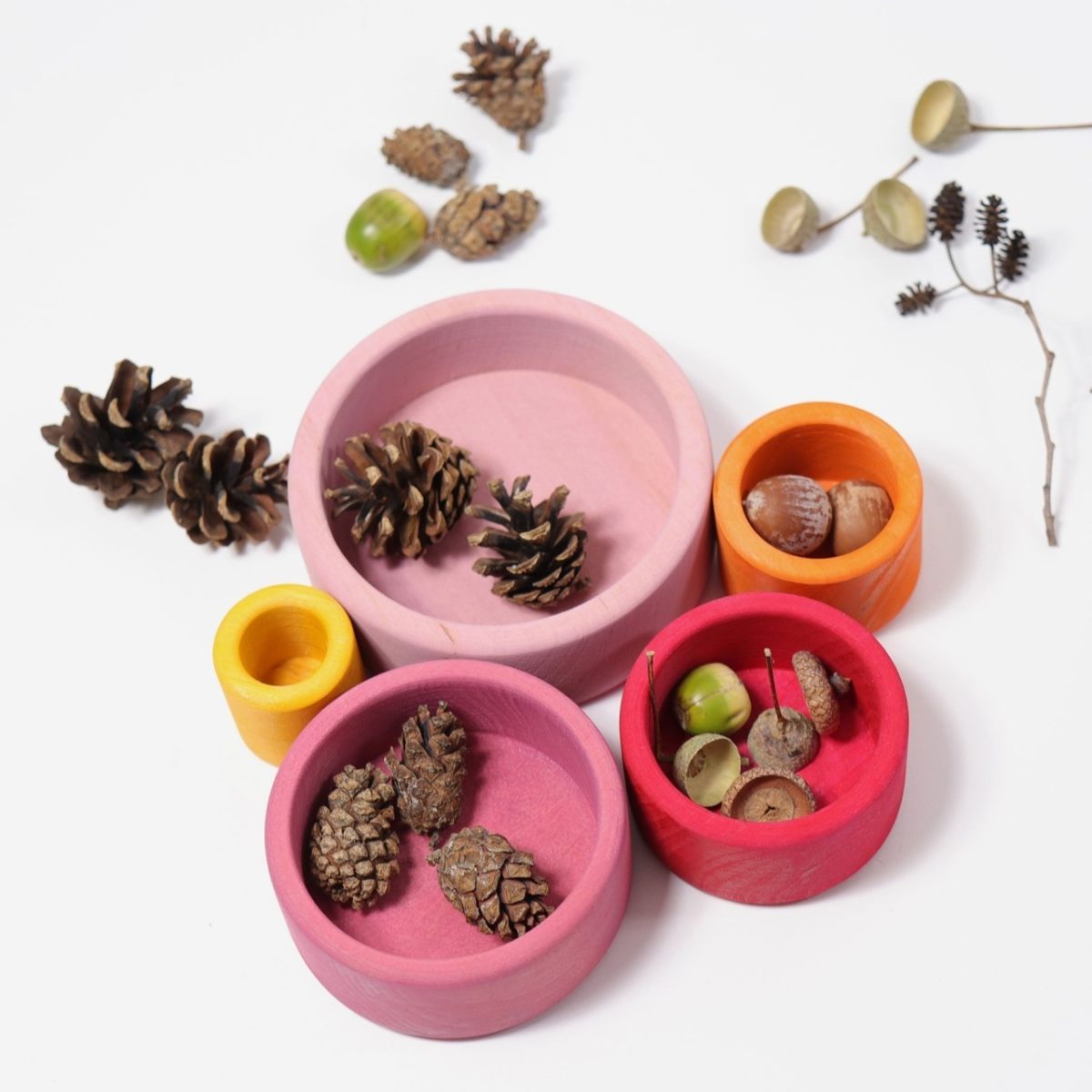 Grimm's Nesting Bowls - Lollipop | | Grimm's Spiel and Holz | Little Acorn to Mighty Oaks