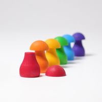 Grimm's Mushrooms Matching Game - Rainbow | | Grimm's Spiel and Holz | Little Acorn to Mighty Oaks