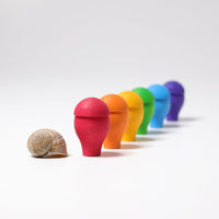 Grimm's Mushrooms Matching Game - Rainbow | | Grimm's Spiel and Holz | Little Acorn to Mighty Oaks