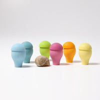 Grimm's Mushrooms Matching Game - Pastel | | Grimm's Spiel and Holz | Little Acorn to Mighty Oaks