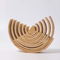 Grimm's 12 piece Natural Rainbow | | Grimm's Spiel and Holz | Little Acorn to Mighty Oaks