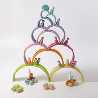 Grimm's 12 piece Pastel Rainbow | | Grimm's Spiel and Holz | Little Acorn to Mighty Oaks