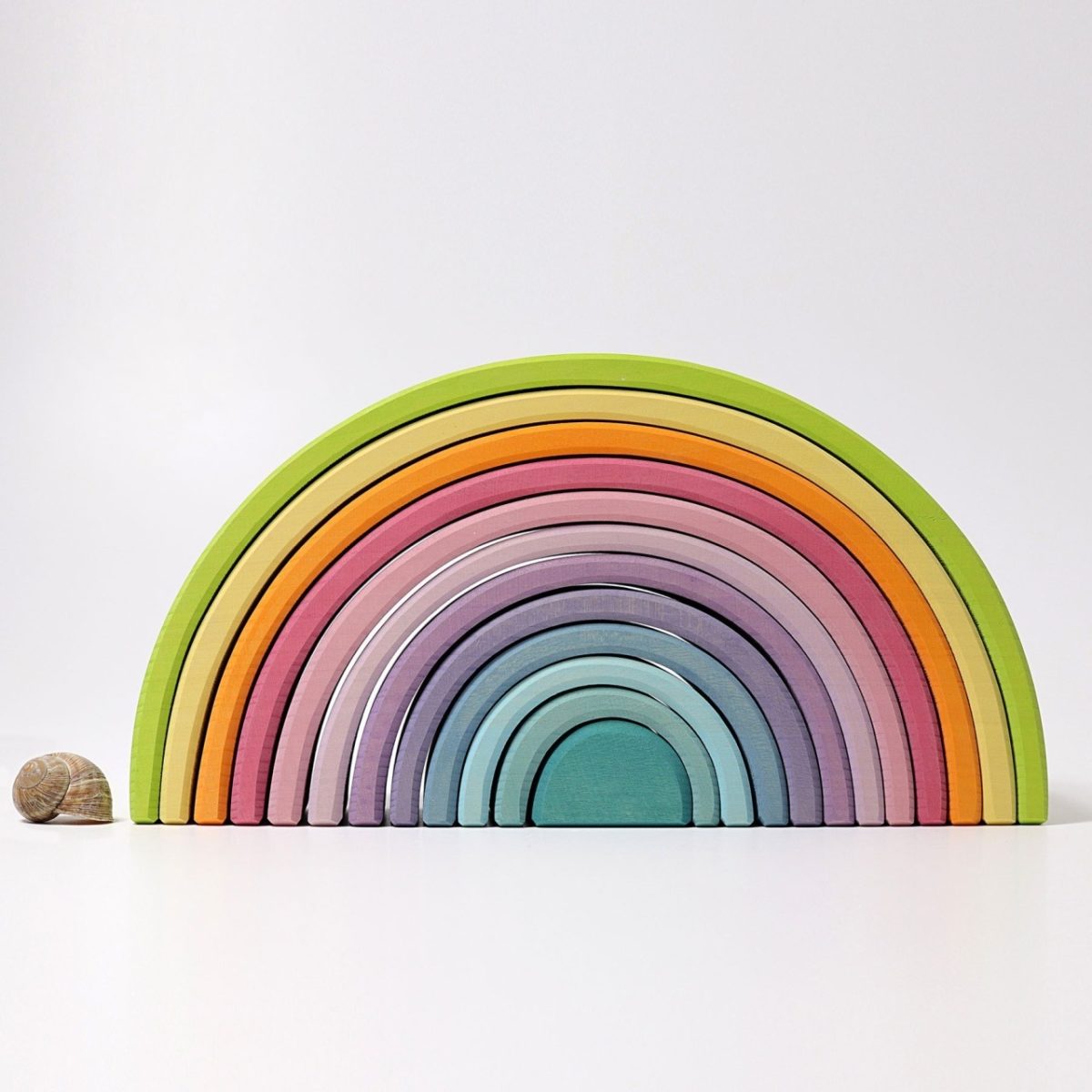 Grimm's 12 piece Pastel Rainbow | | Grimm's Spiel and Holz | Little Acorn to Mighty Oaks