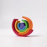 Grimm's Stacking Rainbow - Medium 6 Piece | | Grimm's Spiel and Holz | Little Acorn to Mighty Oaks