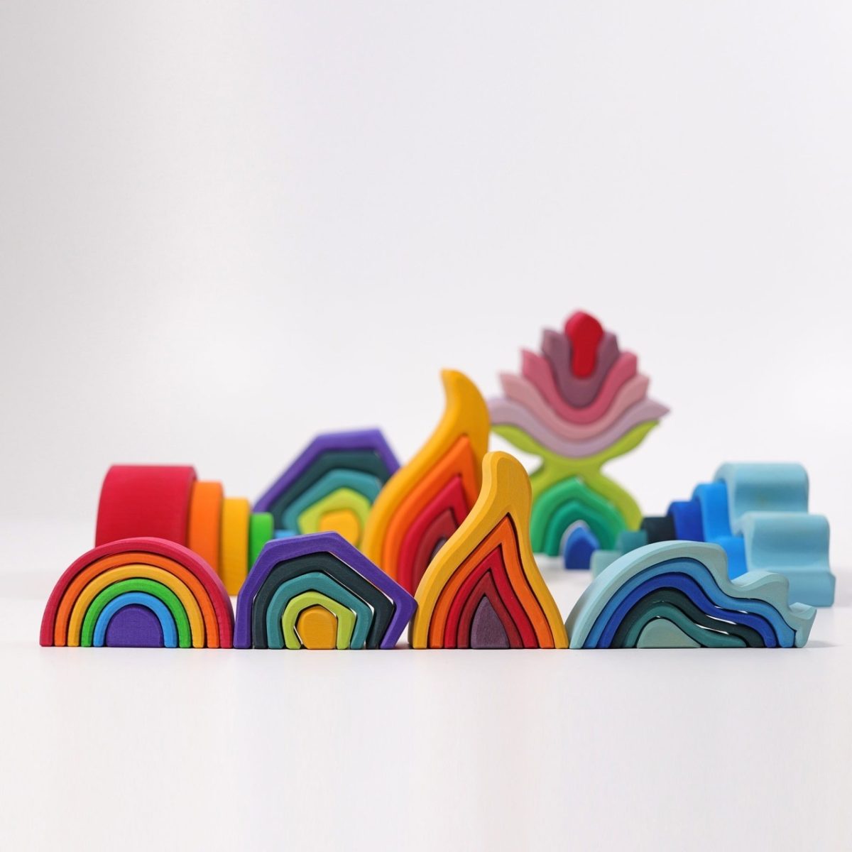 Grimm's Small Stacking Rainbow | | Grimm's Spiel and Holz | Little Acorn to Mighty Oaks