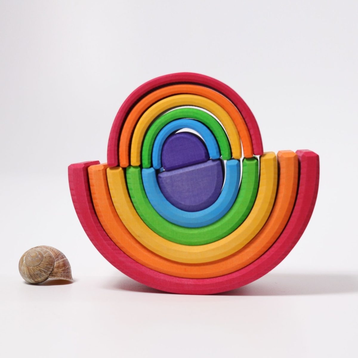 Grimm's Small Stacking Rainbow | | Grimm's Spiel and Holz | Little Acorn to Mighty Oaks