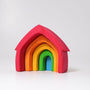 Grimm's Rainbow House Stacker | | Grimm's Spiel and Holz | Little Acorn to Mighty Oaks