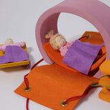 Grimm's Mobile Home - Pink/Orange | | Grimm's Spiel and Holz | Little Acorn to Mighty Oaks
