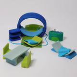 Grimm's Mobile Home - Blue-Green | | Grimm's Spiel and Holz | Little Acorn to Mighty Oaks