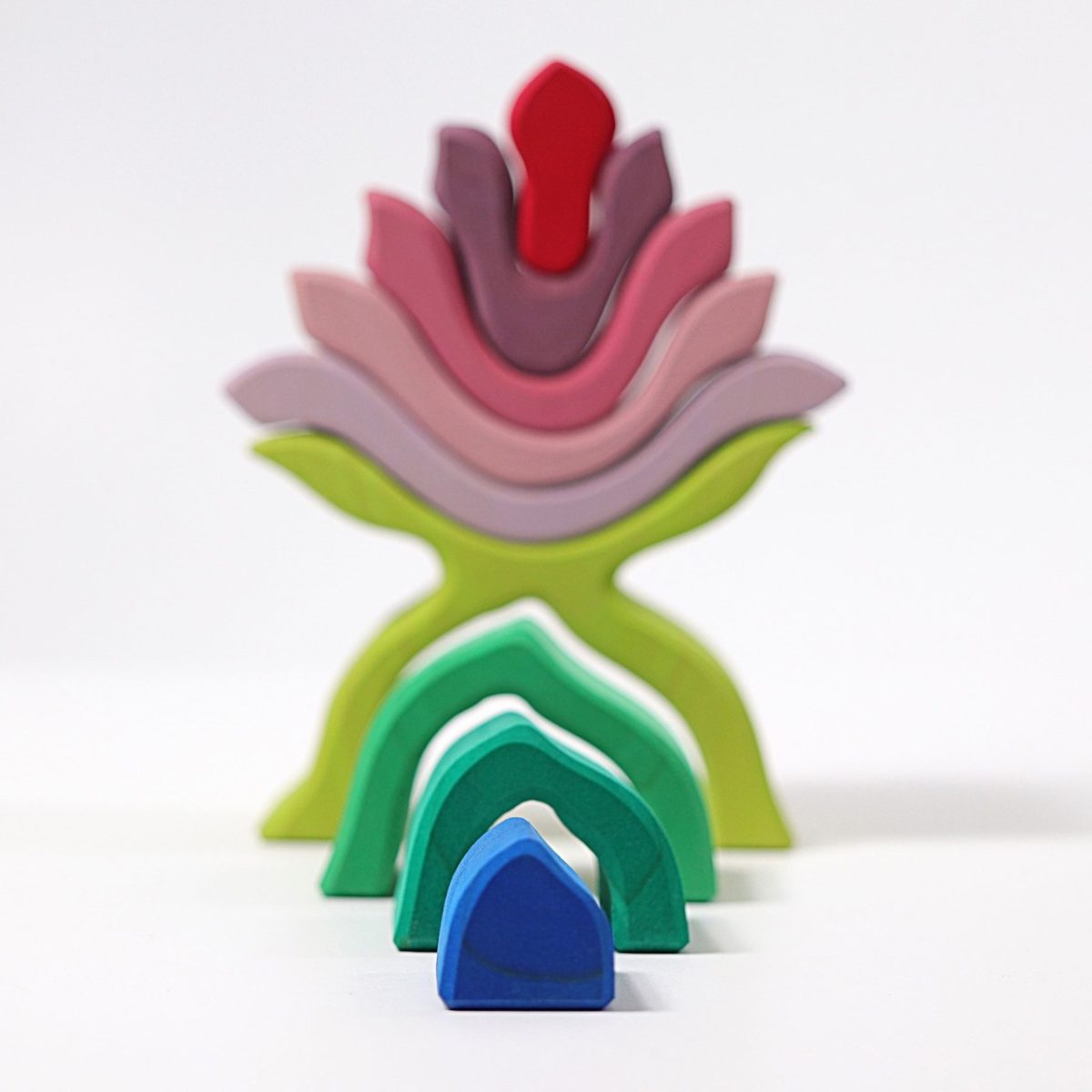 Grimm's Flower Stacker | | Grimm's Spiel and Holz | Little Acorn to Mighty Oaks