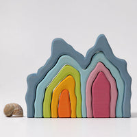 Grimm's Rainbow Cave Arch Stacker | | Grimm's Spiel and Holz | Little Acorn to Mighty Oaks